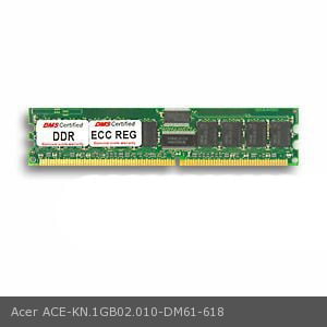 DMS DMS Data Memory Systems Replacement for Acer KN.1GB02.010 Altos R510 1GB DMS Certified Memory DDR PC2700 333MHz ECC/Reg 128x72 CL2.5 2.5v DIMM 